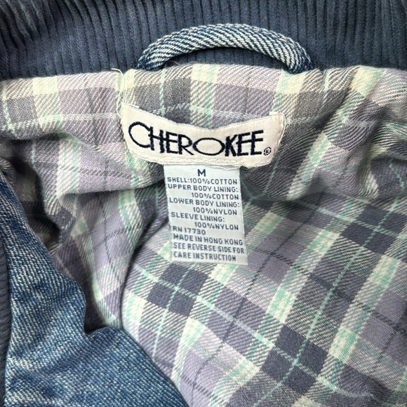 Vintage Cherokee Lined Denim Chore Rancher Jacket Size Medium - Picture 7 of 14